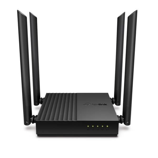 Miniatura: ROUTER TP LINK ARCHER C64 2.4 GHZ 5 GHZ AC1200 MU MIMO GIGABIT PUERTOS LAN /