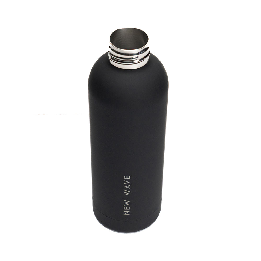 SLIM WATER BOTTLE BLACK