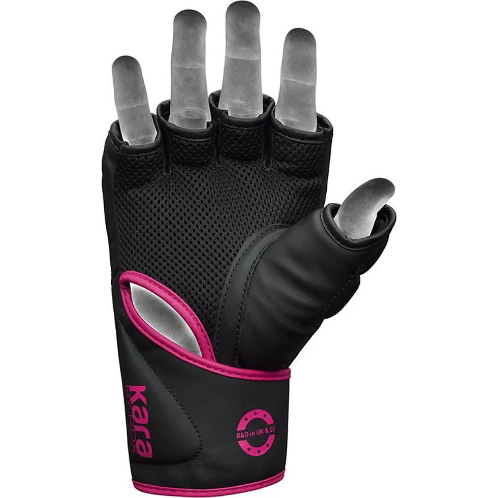 Miniatura: RDX F6 KARA MMA GRAPPLING GLOVES - PINK - M