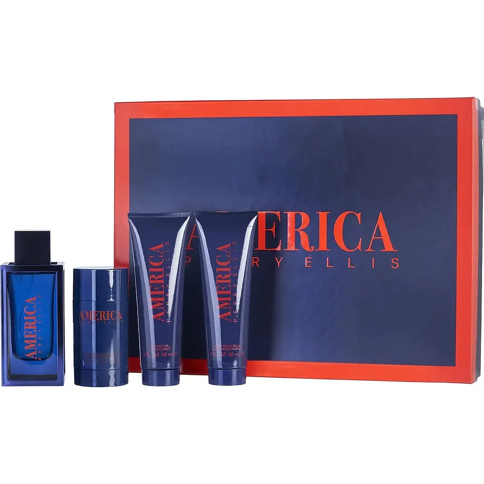Miniatura: ESTUCHE PERRY ELLIS AMERICA HOMBRE 4PZS 100ML EDT + GEL DE BAÑO + AFTER SHAVE +