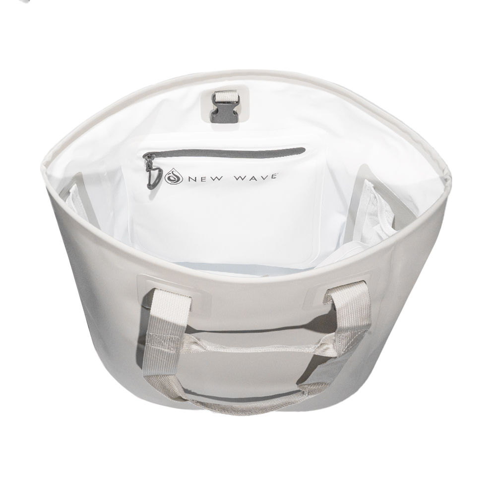 WATERPROOF TOTE BAG WHITE