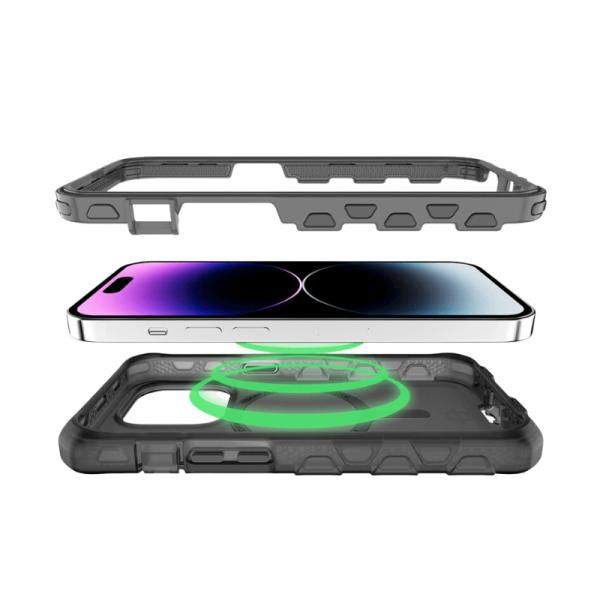 Miniatura: ITSKINS CASE FOR APPLE IPHONE 14 PRO MAX (6.7") VAULT R // FROST WITH MAGSAFE
