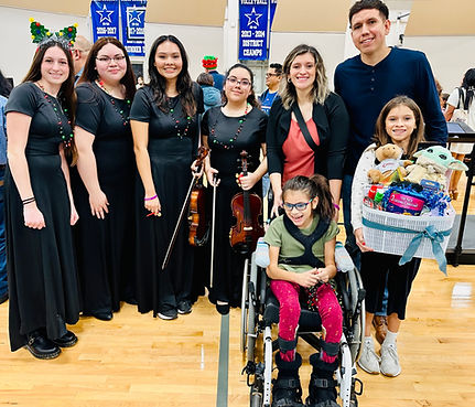 Clarissa and Ann Richards Orchestra.JPG