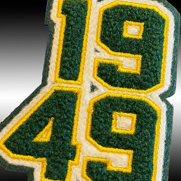 chenille with embroidery outline
