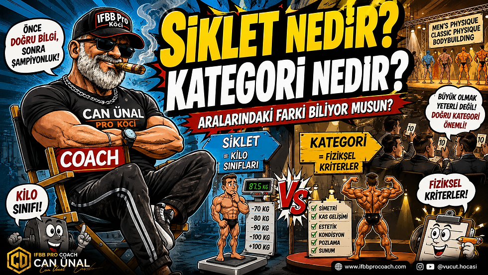 Siklet Nedir? Kategori Nedir? Vücut Geliştirmede En Büyük Yanlış Anlaşılan Konu