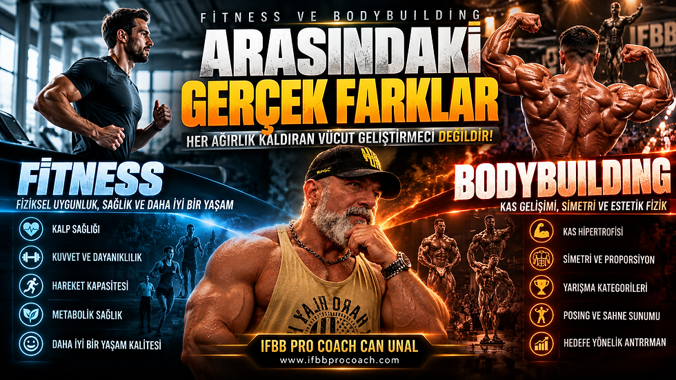 Fitness ve Bodybuilding Arasındaki Farklar