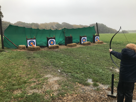 Being Robin Hood at Halloween at the New Forest Activities Centre
