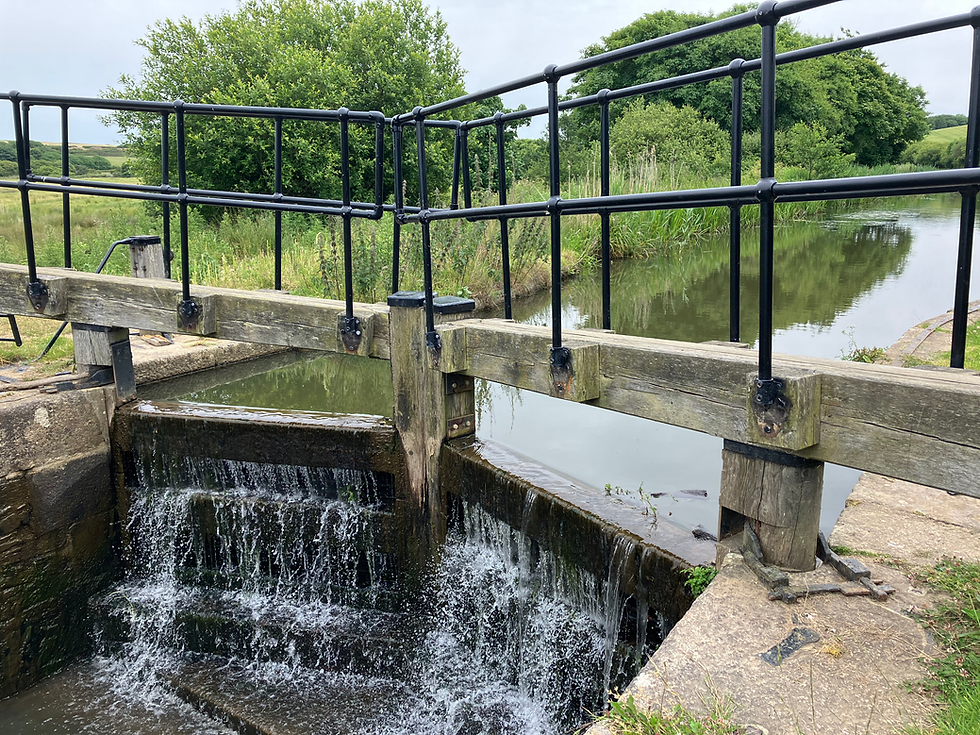 Lock on Bude Canal