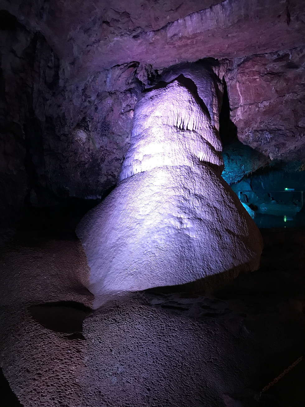 Stalagmite at Wookey Hole