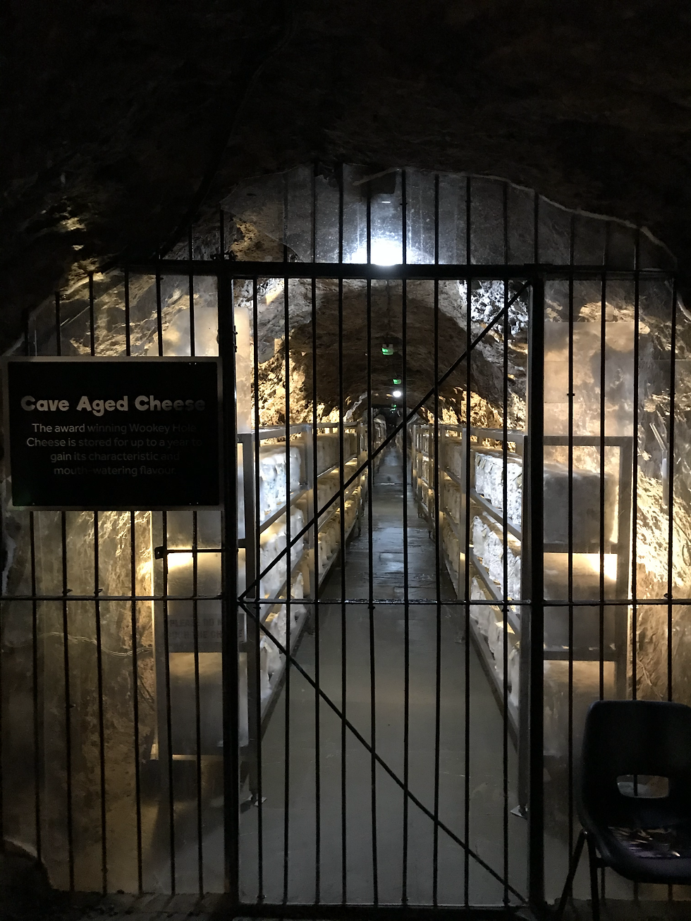 Cave Aged Cheddar in Wookey Hole