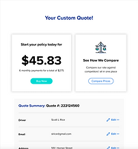 User Test View Competitor Pricing