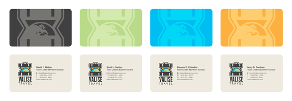 Valise Travel Business Cards