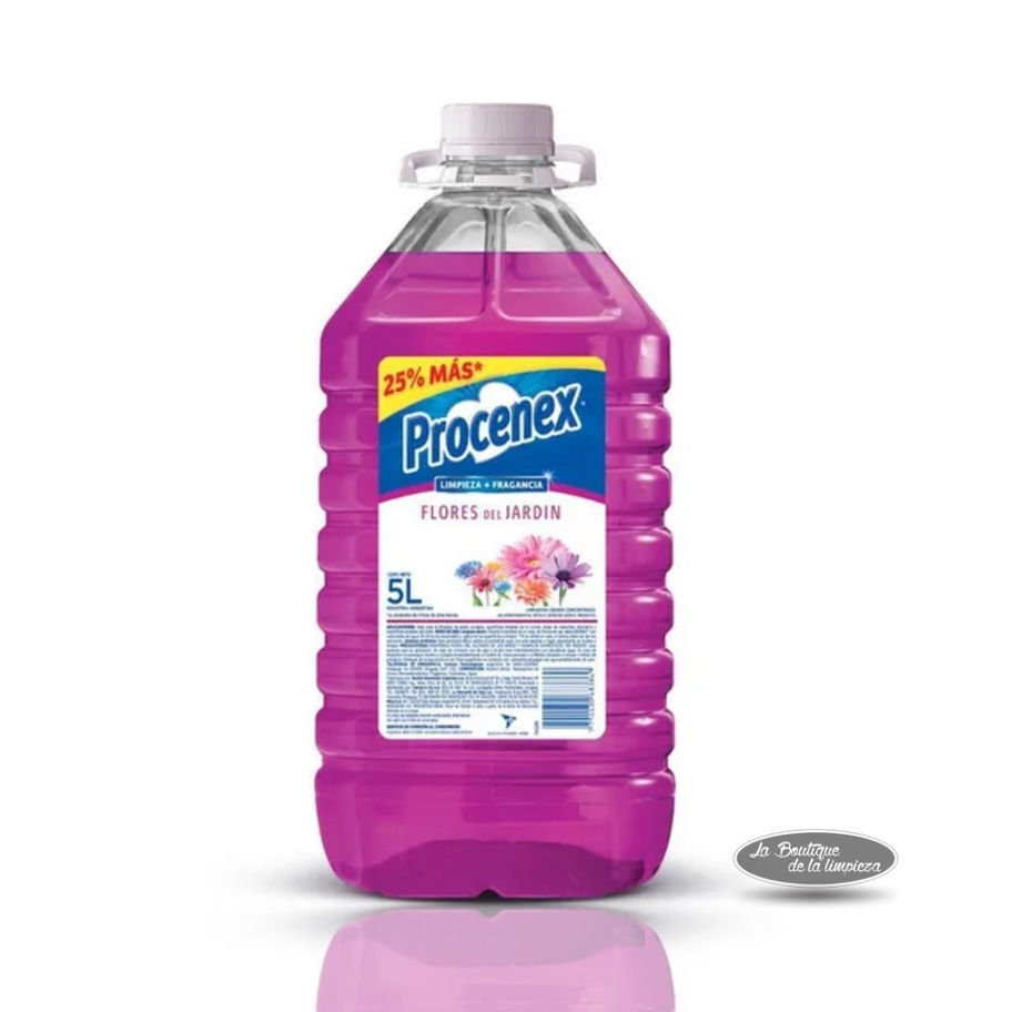Procenex Limpiador Líquido De Pisos Flores Del Jardín x 5L
