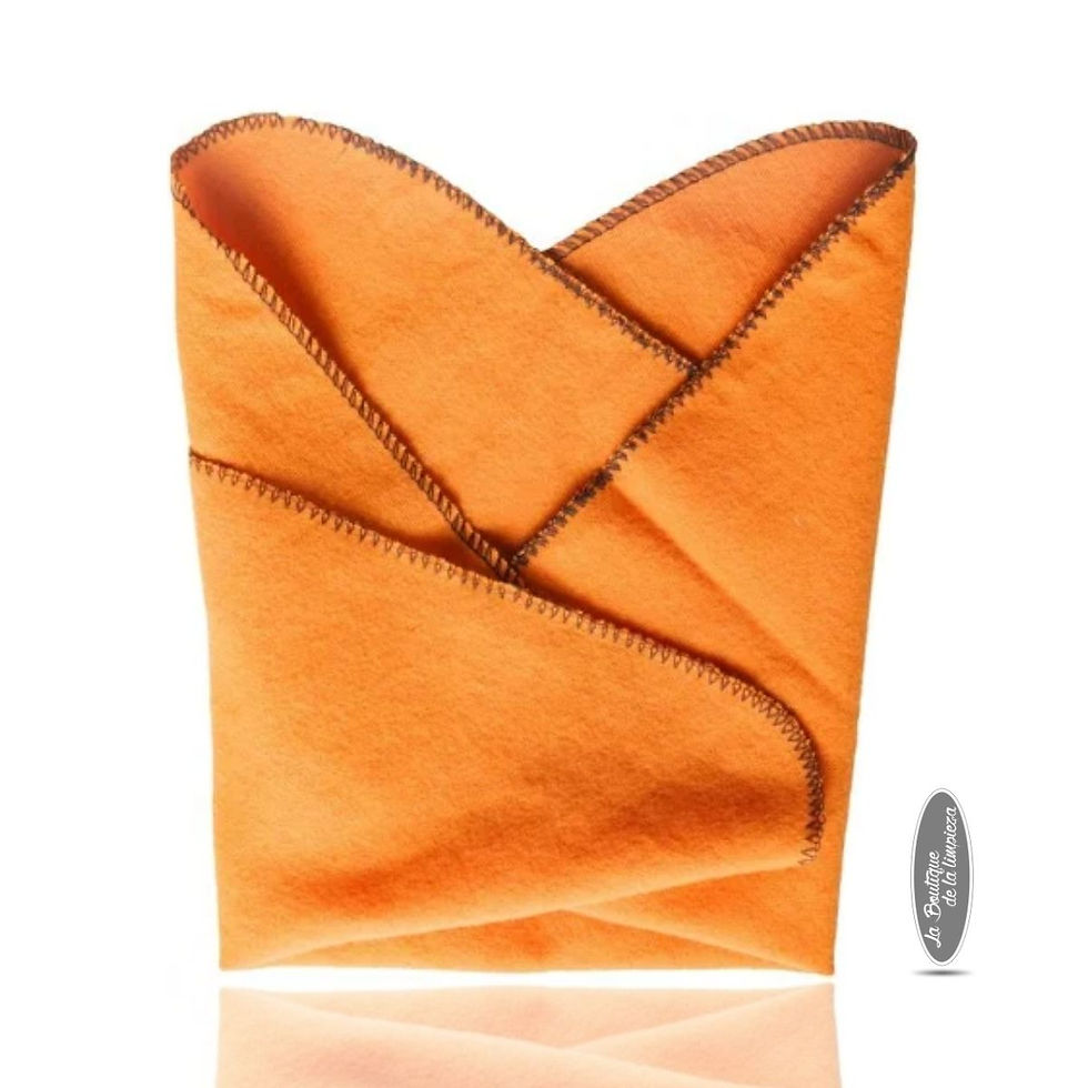 Franela Naranja 40x50cm paño de limpieza