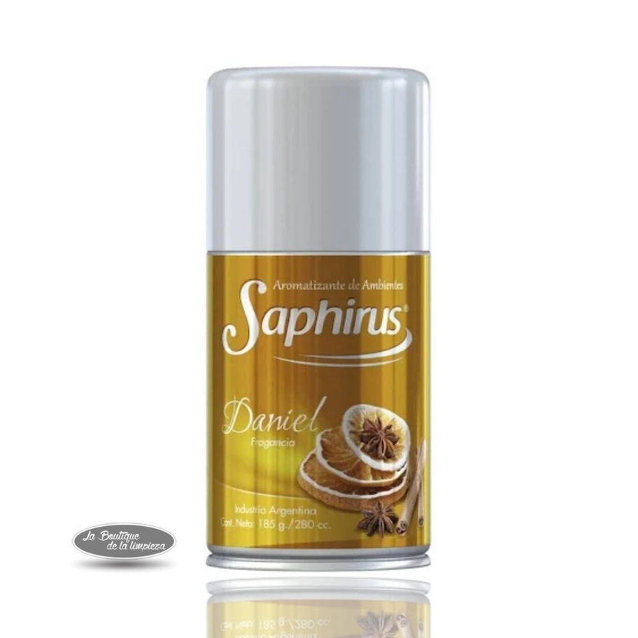 Saphirus Aromatizador de Ambientes Aero Daniel x 280ml perfumador de ambiente