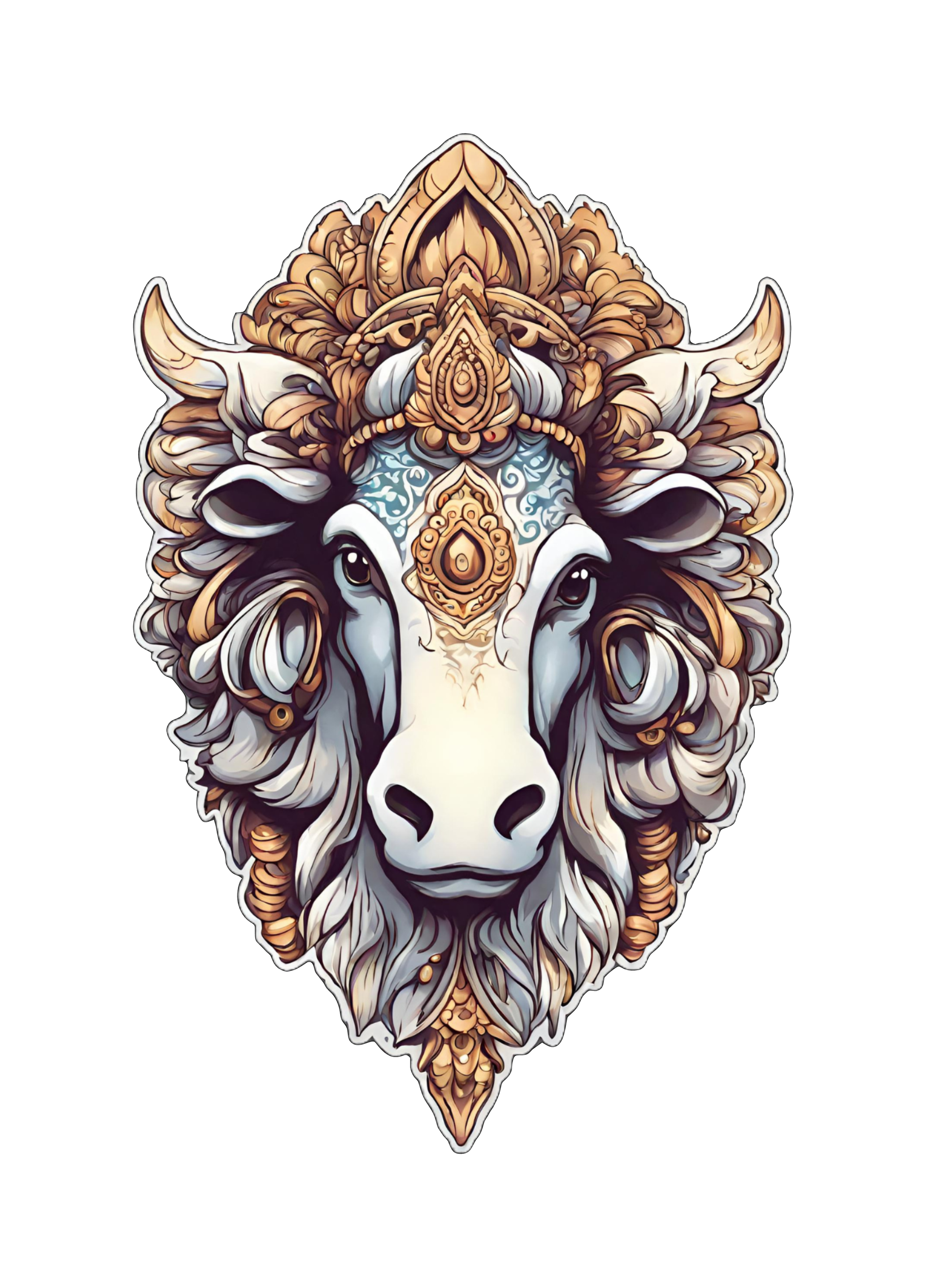 Decorative Cow Decal