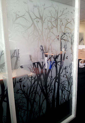 Pose de film de décoration discrétion intimité fourniture Rennes