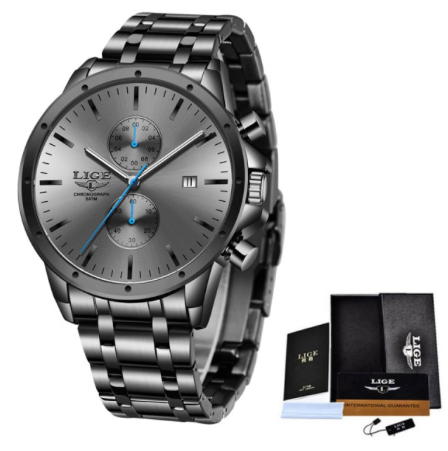Miniatura: LIGE H331 Orologio in acciaio
