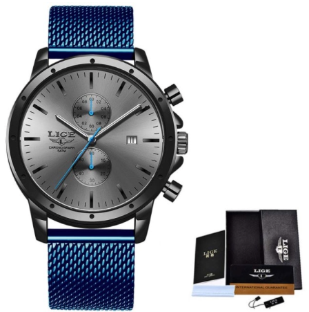 Miniatura: LIGE H331 Orologio in acciaio