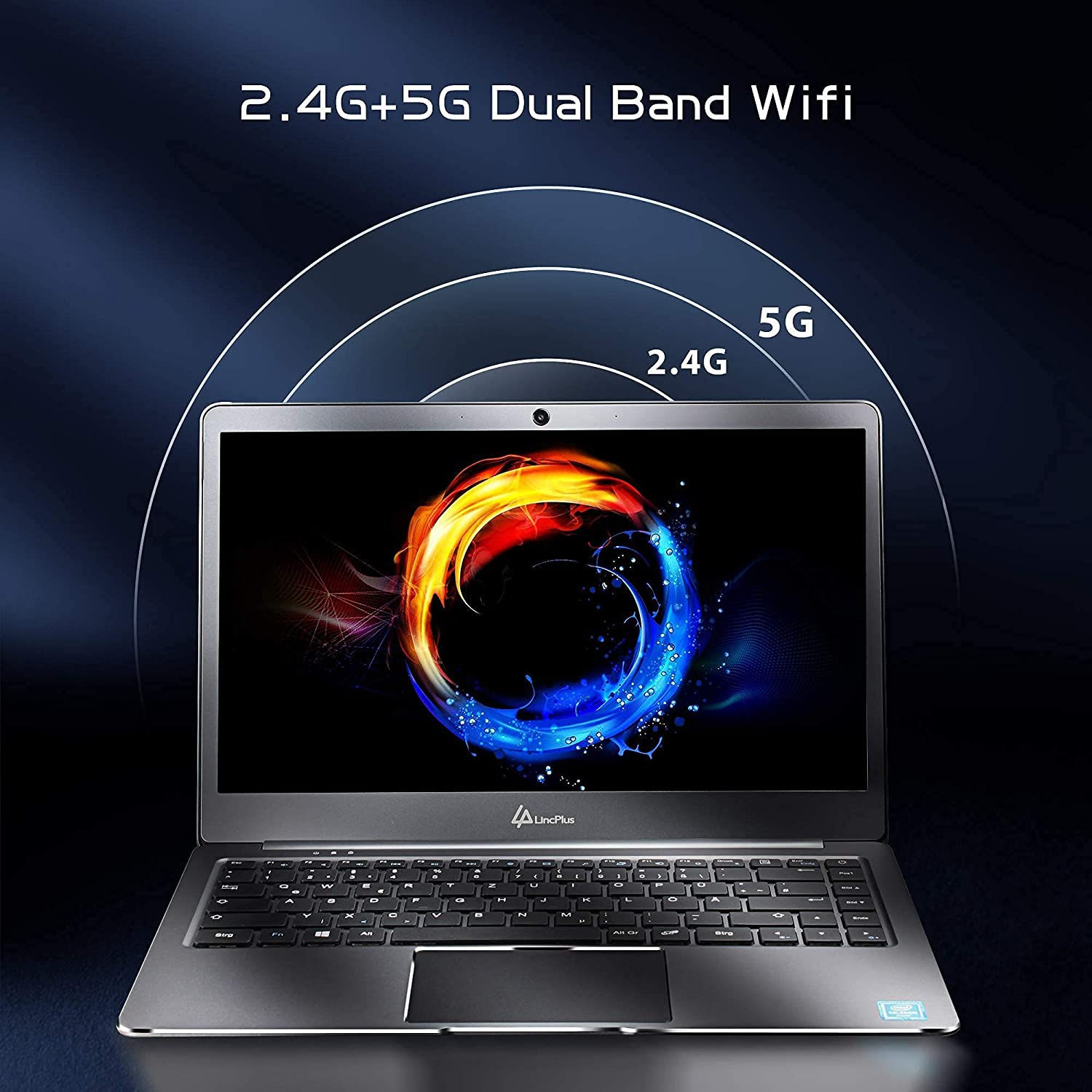 Notebook LincPlus sottile in metallo