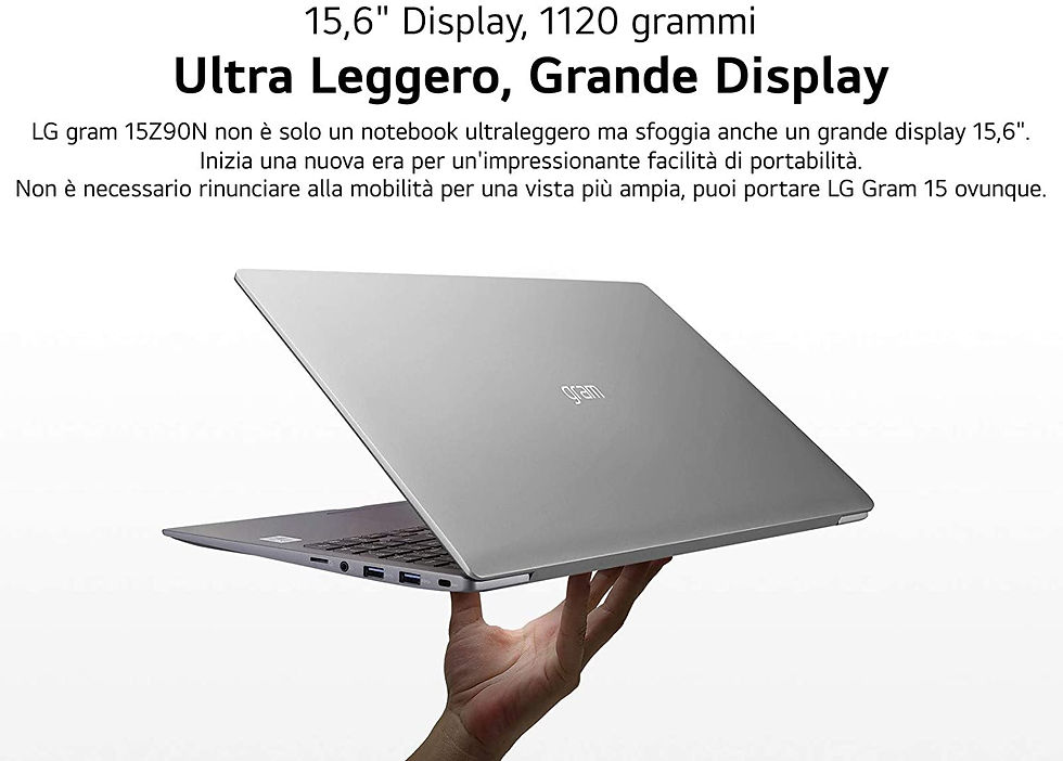 Miniatura: LG Gram 15,6" Full HD IPS, 1920x1080, Intel Core i7-1065G7, RAM