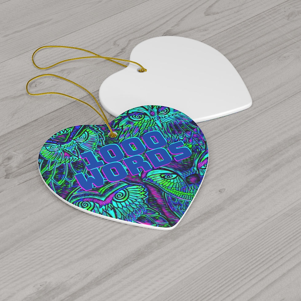Thumbnail: Ceramic Ornament, 4 Shapes