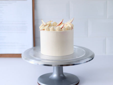 Caketisserie is back! Apples, Aniseed & Peanuts Fresh Cream Cake!