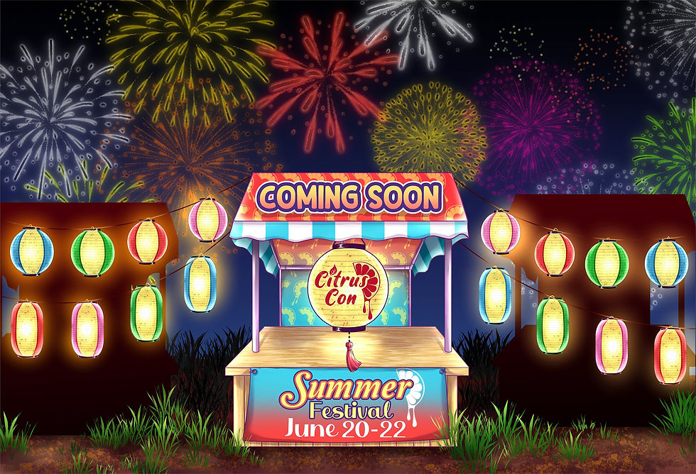 Coming Soon Citrus Con 2025 Summer Festival Graphic