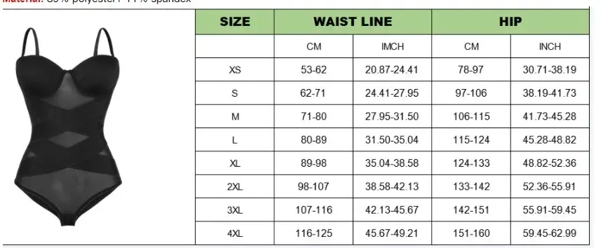 Thumbnail: Underwire Bra Tummy Control Bodysuit