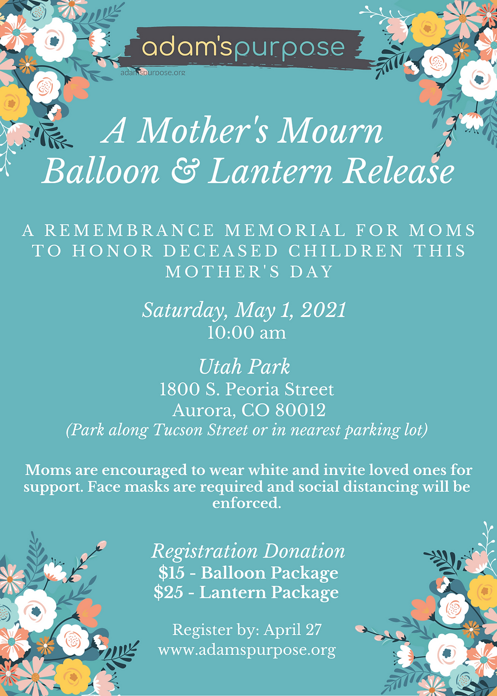 A Mother's Mourn: A Remembrance to Honor Our Deceased Children