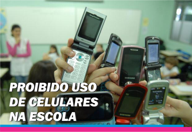 Lei estadual proibe uso de celular na escola