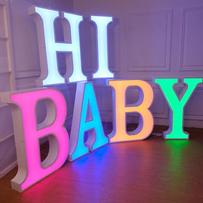 Letras para eventos
