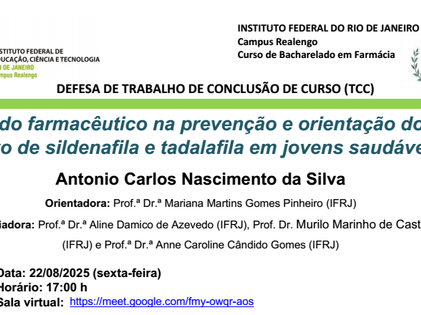 Defesa de Trabalho de Conclusão de Curso