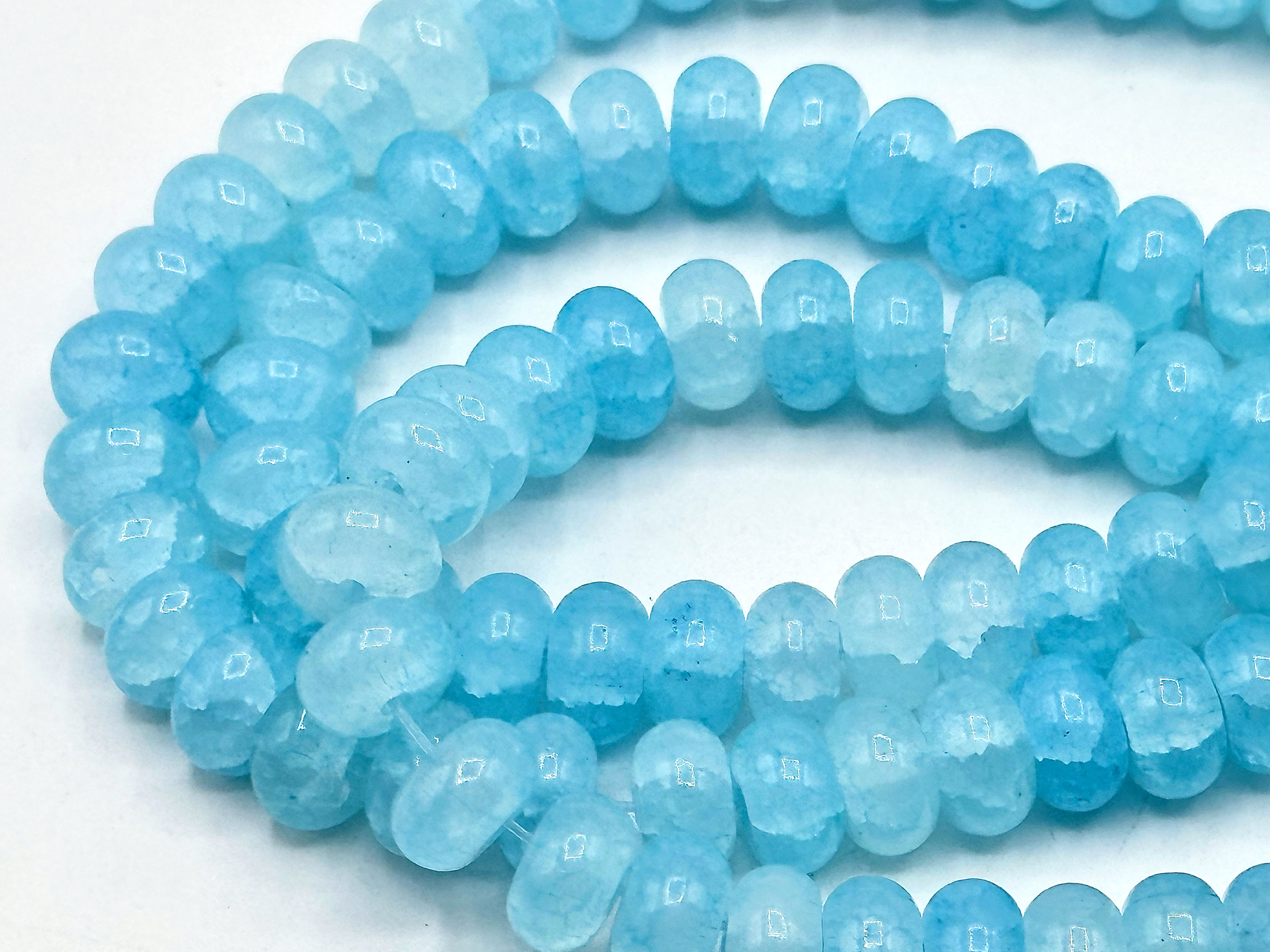 8x5mm Imitation Gemstone Beads~ Blue