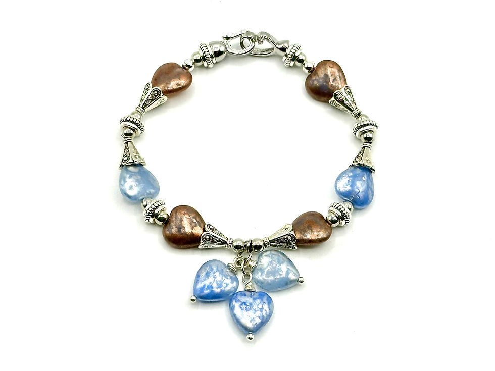 Thumbnail: Czech Heart Beads~ Picasso