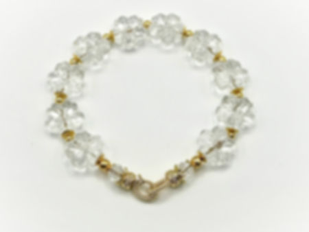 Glass Flowers Bracelet