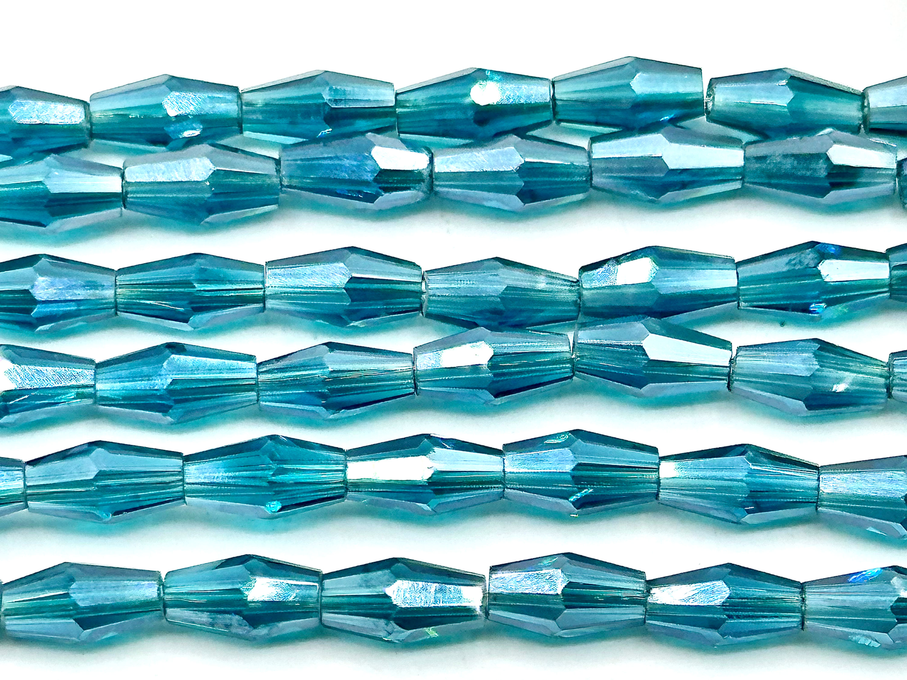 4x8mm Bicone Dark Teal