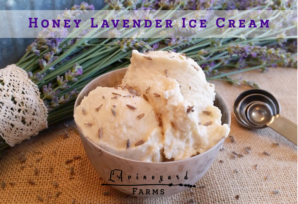 Honey Lavender Ice Cream