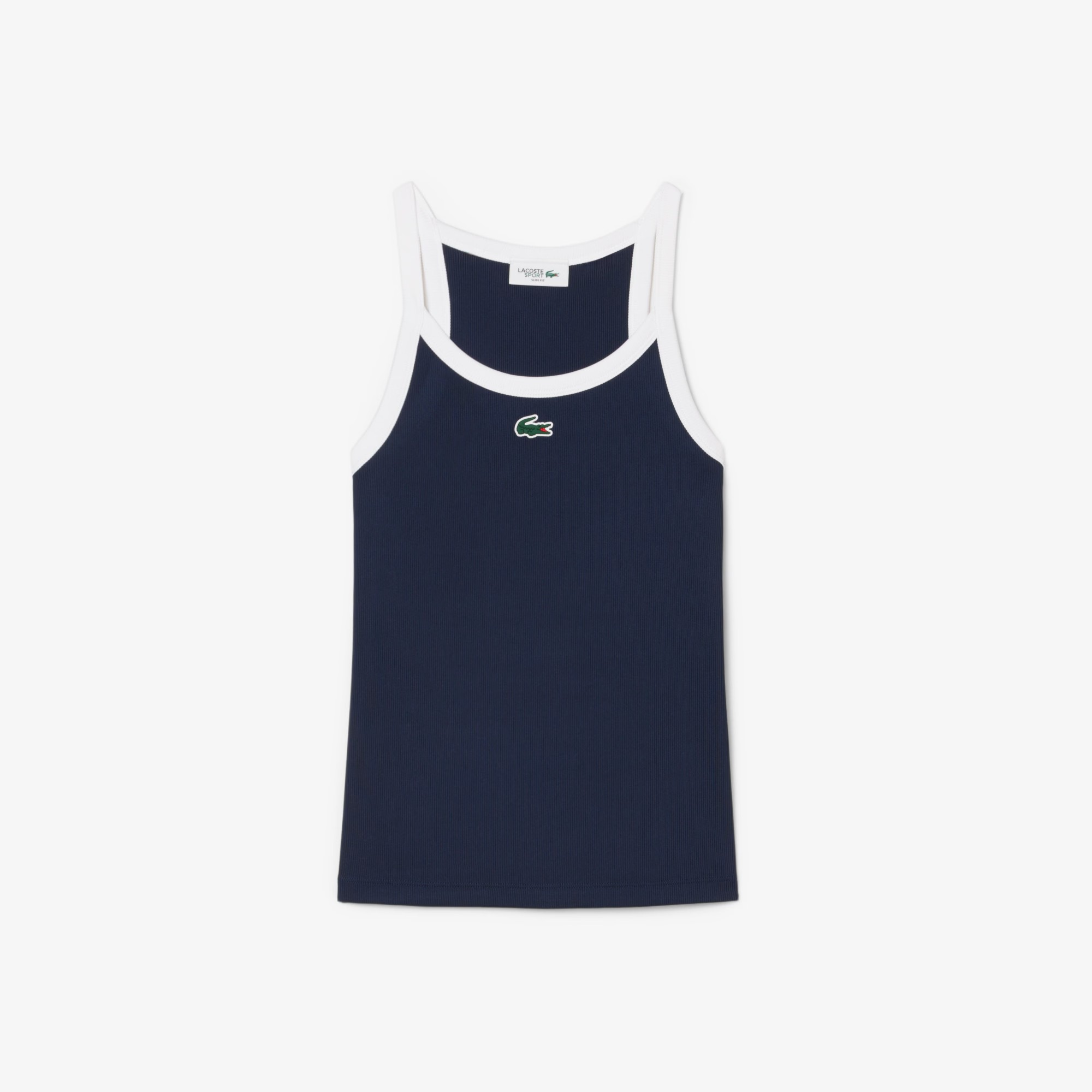 Womens Lacoste Tanknavy Blue-166/white-001 TF4192 51 525