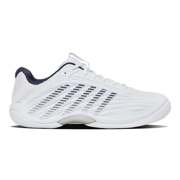 Kswiss Mens Hypercourt Express 3 White/PCT/Silver 04603-161-M