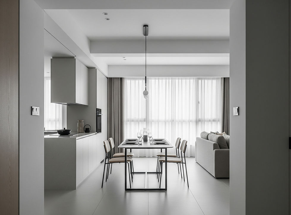 Minimalist Living area