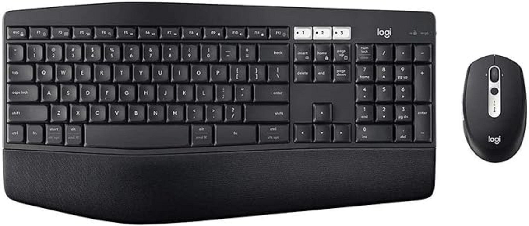 Teclado Logitech MK825 Combo de teclado+mouse inalámbrico, teclado de tamaño com