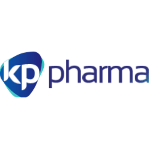KP Pharma logo – healthcare and diagnostics brand working with KAP Holdings Group.
