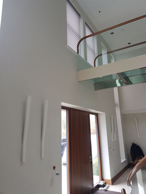 Luxurious Venetian Plaster Interior for Living Room