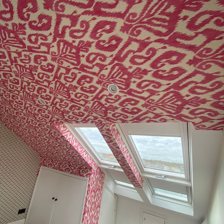 pink design wallpaper image of wall