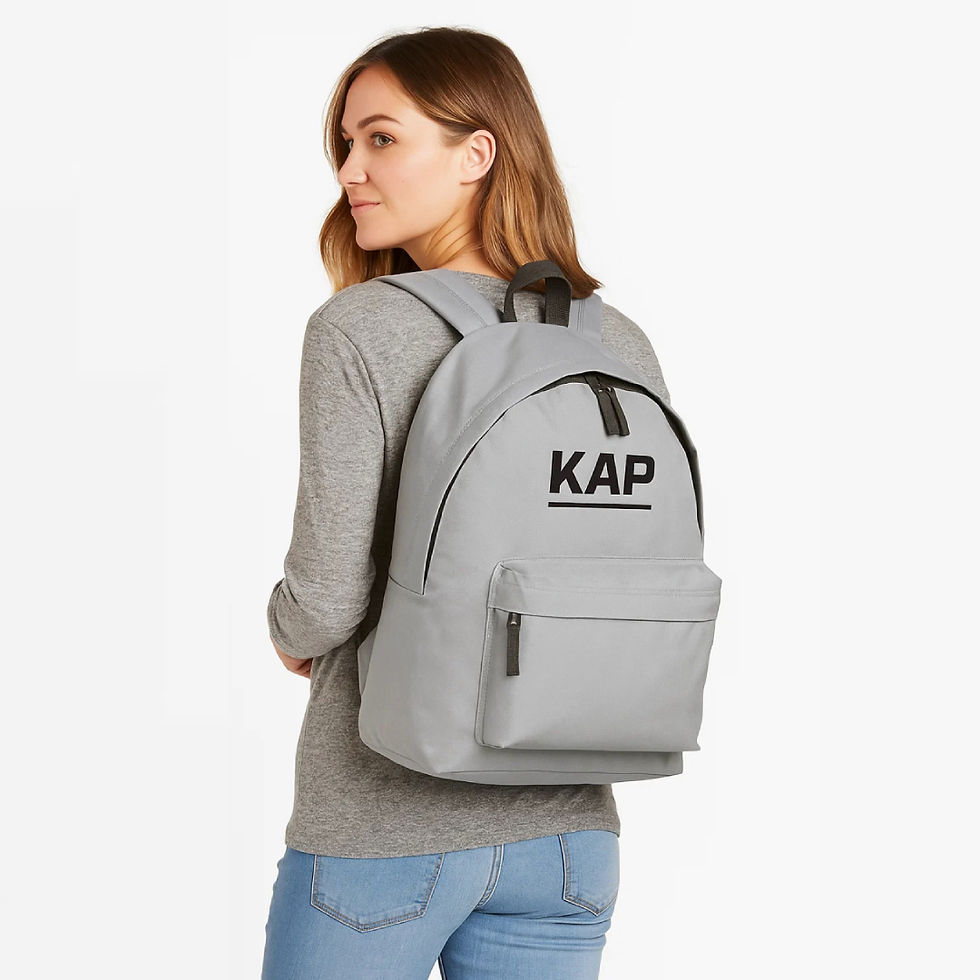 kap streetmode grey backpack
