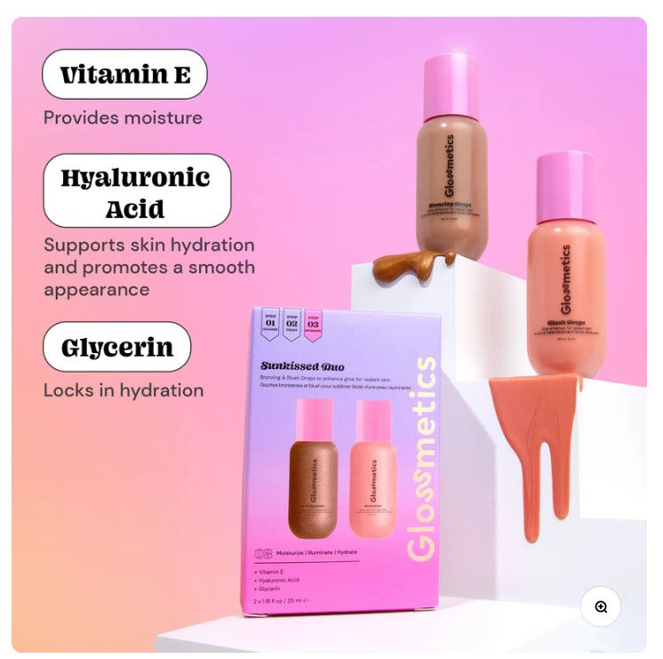 Thumbnail: Sun-Kissed Glow Duo (Bronzing & Blush Drops) - 2 x 35ml