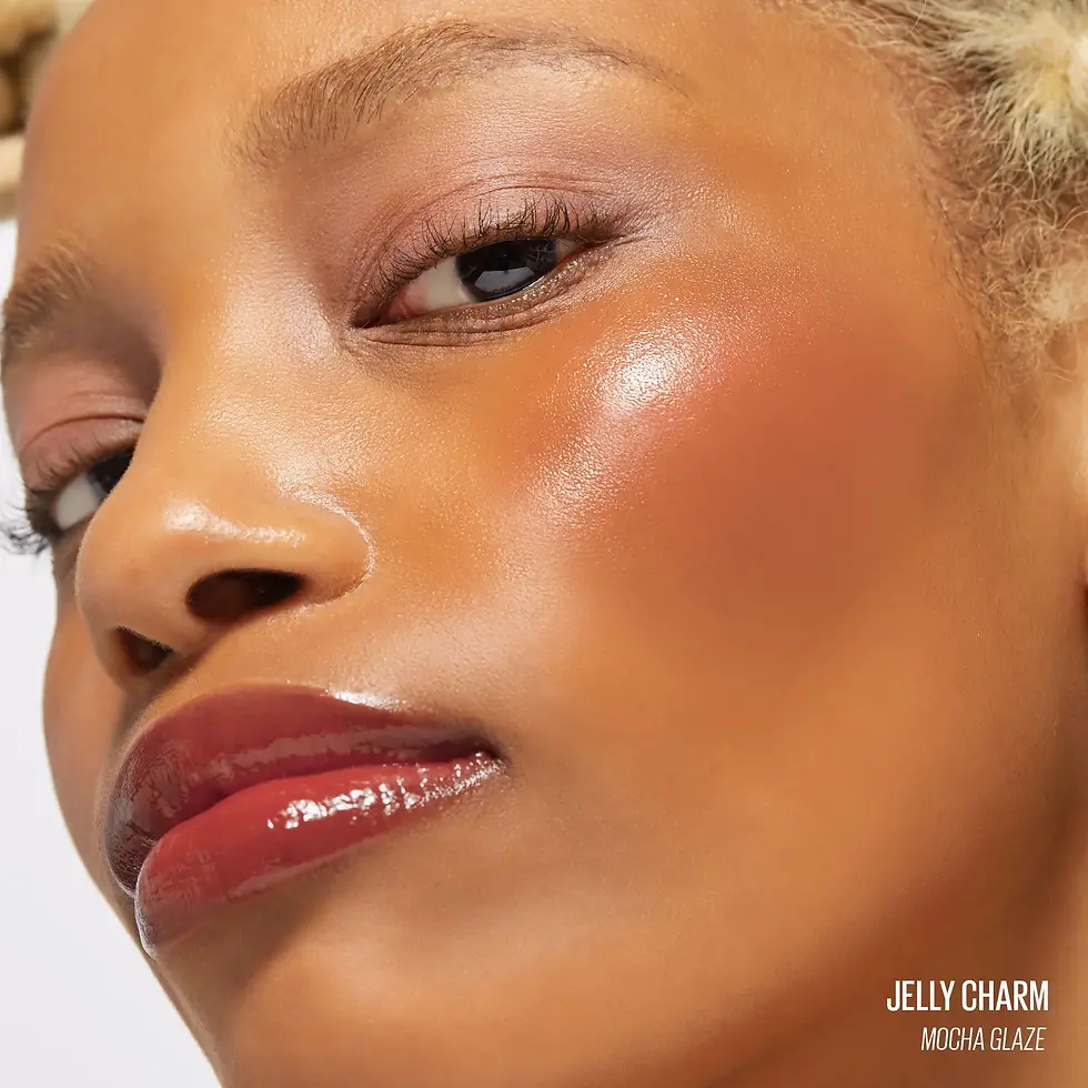 Thumbnail: Kaja Lip & Blush Glazed Keychain Stain - Jelly Charm 06 Mocha Glaze