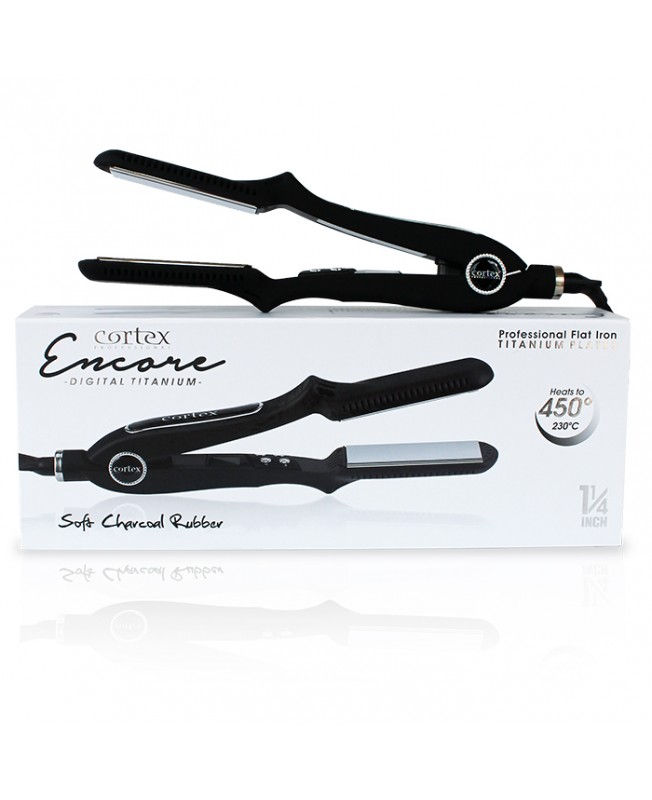 מחליק שיער טיטניום דיגיטלי רחב אונקור - קורטקס