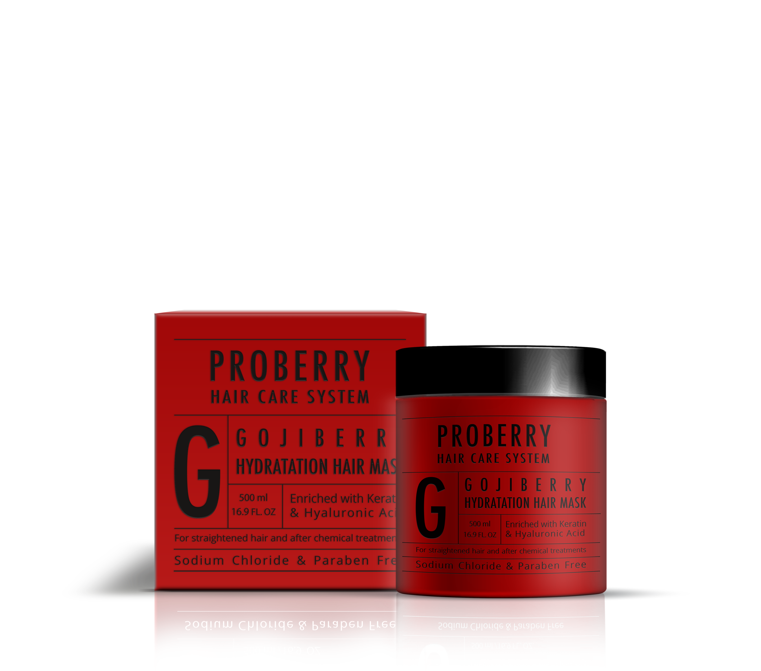 מסכה לשיער מוחלק 500 מ"ל - PROBERRY